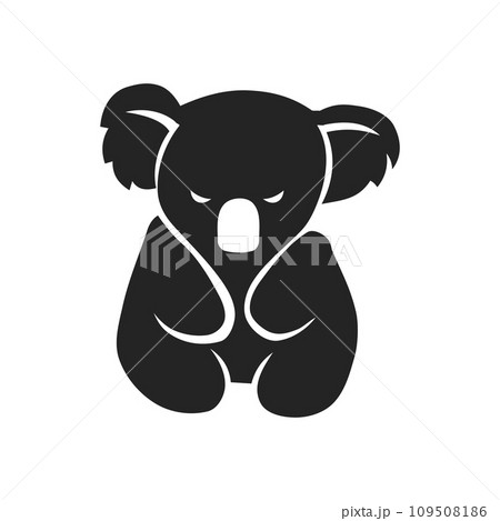 Koala Logo template Isolated. Brand Identity. Icon Abstract Vector graphic Koala Logo template Isolated. Brand Identity. Icon Abstract Vector graphic 109508186