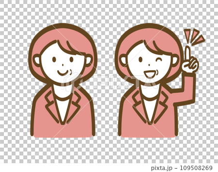 簡單的高級一代女商人插圖集_解釋 簡單的高級一代女商人插圖集_解釋 109508269
