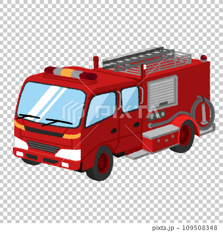 消防ポンプ車のイラスト 109508348