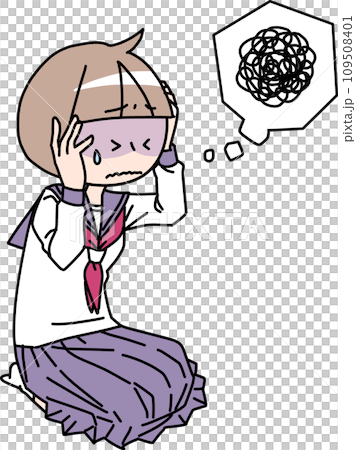 worried female student 109508401