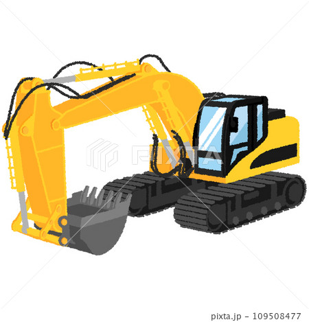 ショベルカーのイラスト 109508477