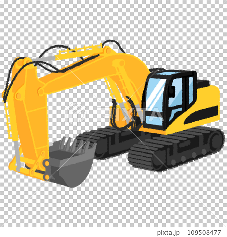 ショベルカーのイラスト 109508477