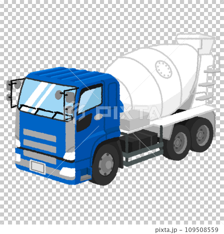 Mixer truck illustration Mixer truck illustration 109508559