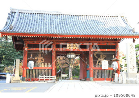 護国寺(ごごくじ)の仁王門 東京都文京区 護国寺(ごごくじ)の仁王門 東京都文京区 109508648