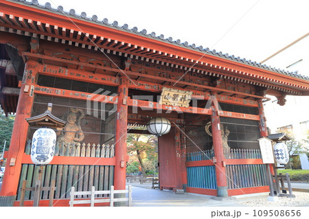 護国寺(ごごくじ)の仁王門 東京都文京区 護国寺(ごごくじ)の仁王門 東京都文京区 109508656
