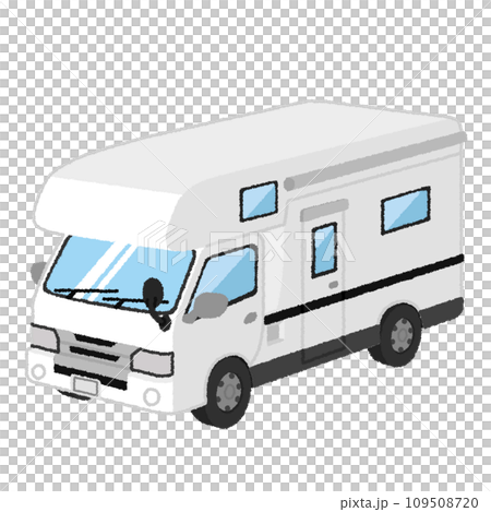 キャンピングカーのイラスト 109508720
