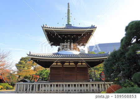 護国寺(ごごくじ)の多宝塔(たほうとう) 東京都文京区 護国寺(ごごくじ)の多宝塔(たほうとう) 東京都文京区 109508853