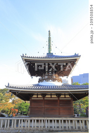 護国寺(ごごくじ)の多宝塔(たほうとう) 東京都文京区 護国寺(ごごくじ)の多宝塔(たほうとう) 東京都文京区 109508854