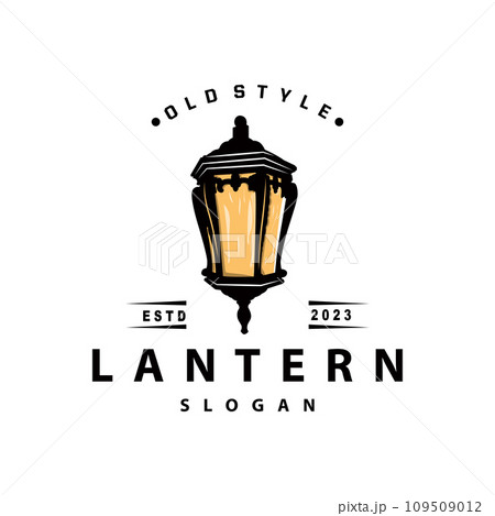 Lantern Logo Design Street Lamp Old Classic Vintage Minimalist Illustration Template Lantern Logo Design Street Lamp Old Classic Vintage Minimalist Illustration Template 109509012