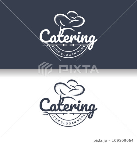 Chef Logo Design Cooking Inspiration And Chef Hat With Simple Lines For Restaurant Business Brands 109509064