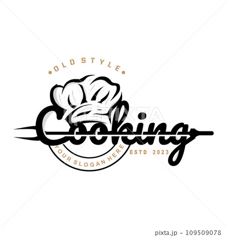 Chef Logo Design Cooking Inspiration And Chef Hat With Simple Lines For Restaurant Business Brands 109509078