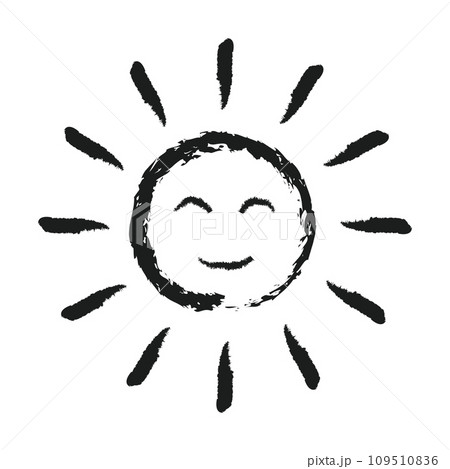 太陽のイラスト,太陽光を表すアイコン 109510836