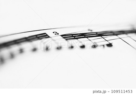 音楽が聴こえるような楽譜の造形 音楽が聴こえるような楽譜の造形 109511453