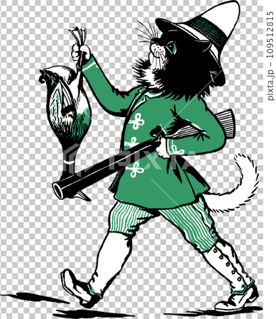 獵人貓插畫 獵人貓插畫 109512815