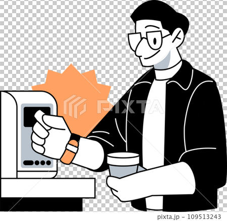 Smartwatch Payment Contactless Convenience Vector 109513243