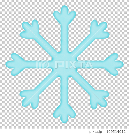 snowflake isolated on white 109514012