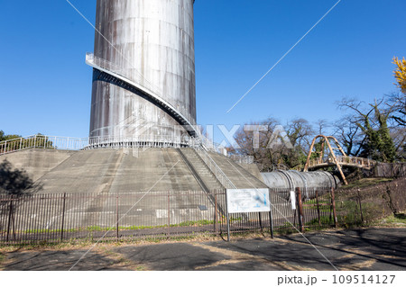 佐久発電所 サージタンク下部 群馬県渋川市 佐久発電所 サージタンク下部 群馬県渋川市 109514127