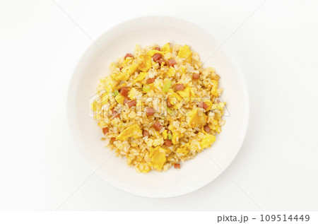 玉子とランチョンミートの炒飯 玉子とランチョンミートの炒飯 109514449