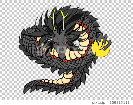 Cool dragon illustration Cool dragon illustration 109515111
