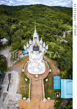 Aerial view of Wat Sa Nam Sai in Khao Yai, Thailand Aerial view of Wat Sa Nam Sai in Khao Yai, Thailand 109515214