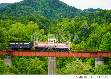 旧三井芦別鉄道炭山川橋梁の静態保存車両 旧三井芦別鉄道炭山川橋梁の静態保存車両 109516638