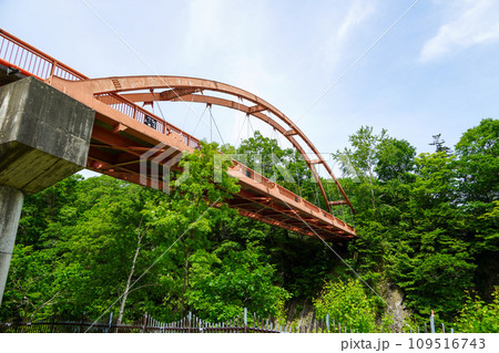 夕張・滝の上公園の千鳥橋 夕張・滝の上公園の千鳥橋 109516743