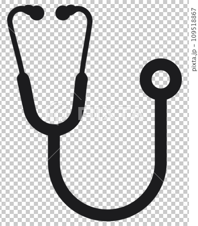 Stethoscope icon black 109518867