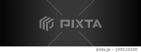 Dark chrome metal mesh holes with gradient background 109520300