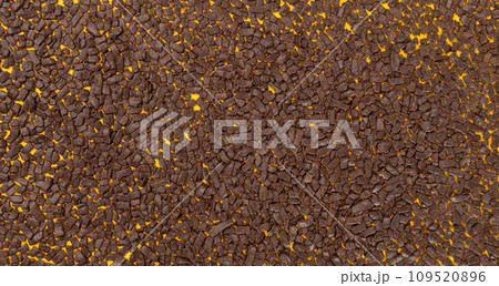 Chocolate Sprinkle Pile, Candy Sprinkles Flakes, Sweet Brown Flakes Glaze Decoration, Chocolate Vermicelli 109520896