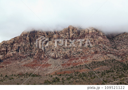 View of landscape red rock canyon national park at nevada,USA. 109521122
