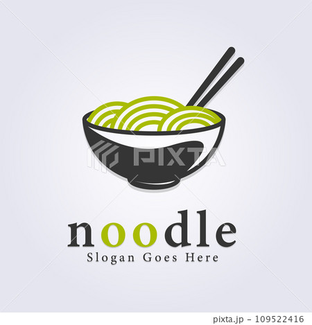 retro style of noodle ramen logo vector illustration design, vintage logo design retro style of noodle ramen logo vector illustration design, vintage logo design 109522416