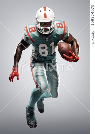 AI-generated content. african american player ragby AI-generated content. african american player ragby 109524079