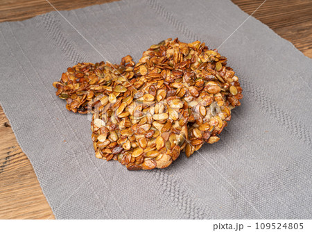 Pumpkin Seeds Cookies, Pepita Grains Biscuit, Healthy Cereal Crackers, Homemade Pumpkin Seed Cookie Pumpkin Seeds Cookies, Pepita Grains Biscuit, Healthy Cereal Crackers, Homemade Pumpkin Seed Cookie 109524805