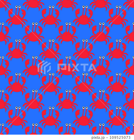 Crab seamless pattern Crab seamless pattern 109525073