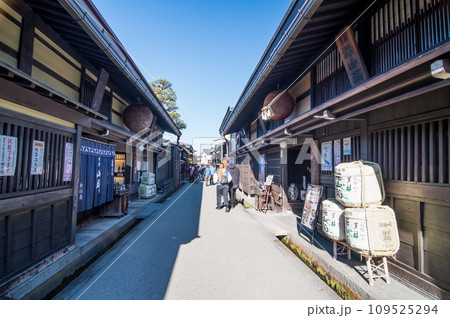 《飛騨高山の風景》古い町並 109525294