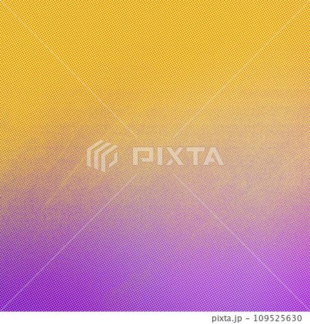 Yellow, purple square background banner, with copy space for text or your images 109525630