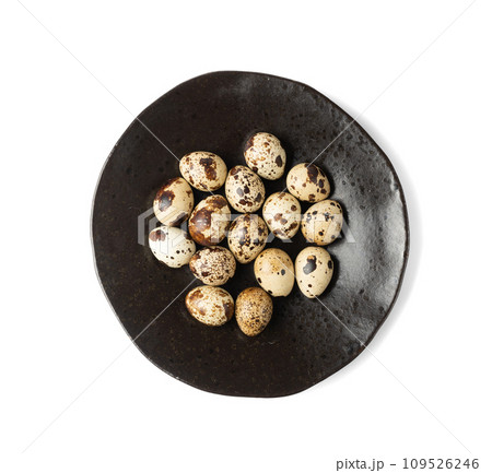 Quail Eggs, Diet Egg, Healthy Breakfast, Natural Organic Nutrition, Salad Ingredient Spotted Quail Egg 109526246