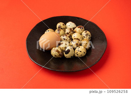 Quail Eggs, Diet Egg, Healthy Breakfast, Natural Organic Nutrition, Salad Ingredient Spotted Quail Egg Quail Eggs, Diet Egg, Healthy Breakfast, Natural Organic Nutrition, Salad Ingredient Spotted Quail Egg 109526258