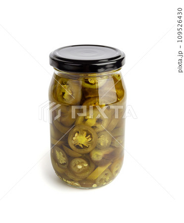 Pickled Jalapeno, Marinated Green Jalapenos, Hot Mexican Pepper Slices, Pickled Green Jalapeno 109526430