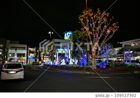 東大宮駅　東北本線　クリスマスイルミネーション　冬　埼玉県　さいたま市 109527302
