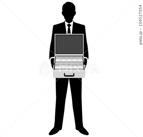 札束を持つ男性ビジネスマン 109527854