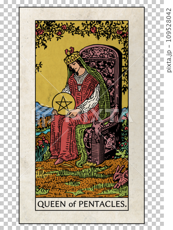 騎士塔羅牌小阿爾克那星幣皇后 109528042