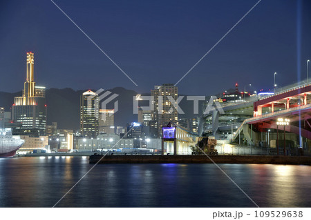 夜の神戸市街地 夜の神戸市街地 109529638