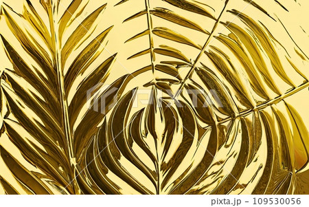 Gold leaf texture background  109530056