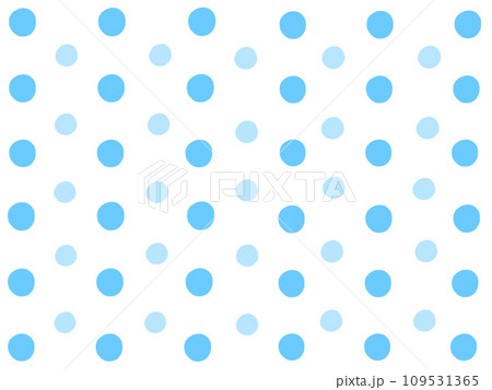 水玉模様の背景　水色 109531365