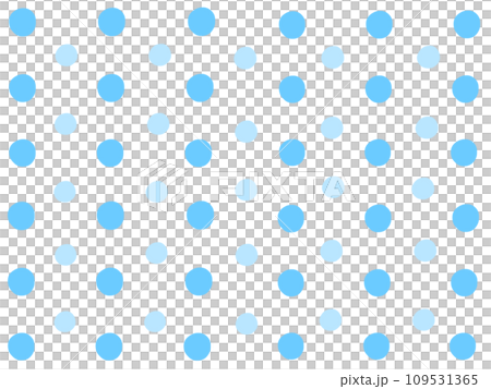 水玉模様の背景　水色 109531365