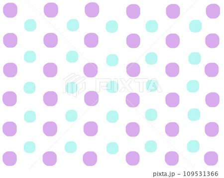 水玉模様の背景　紫水玉 109531366