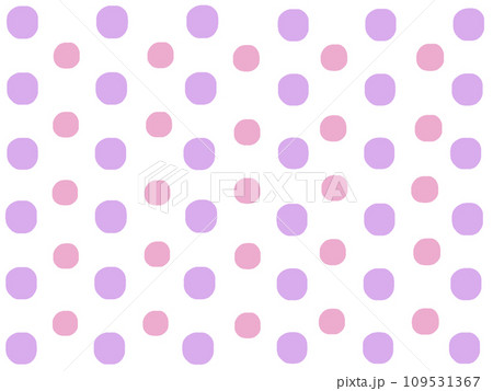 水玉模様の背景　紫ピンク 109531367