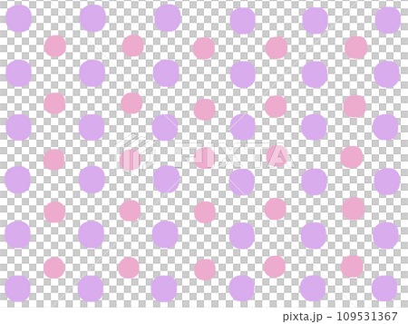 水玉模様の背景　紫ピンク 109531367
