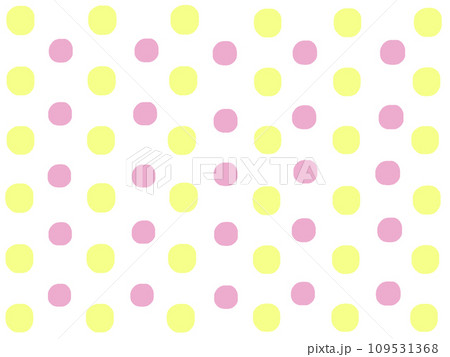 水玉模様の背景 黄色ピンク 水玉模様の背景 黄色ピンク 109531368